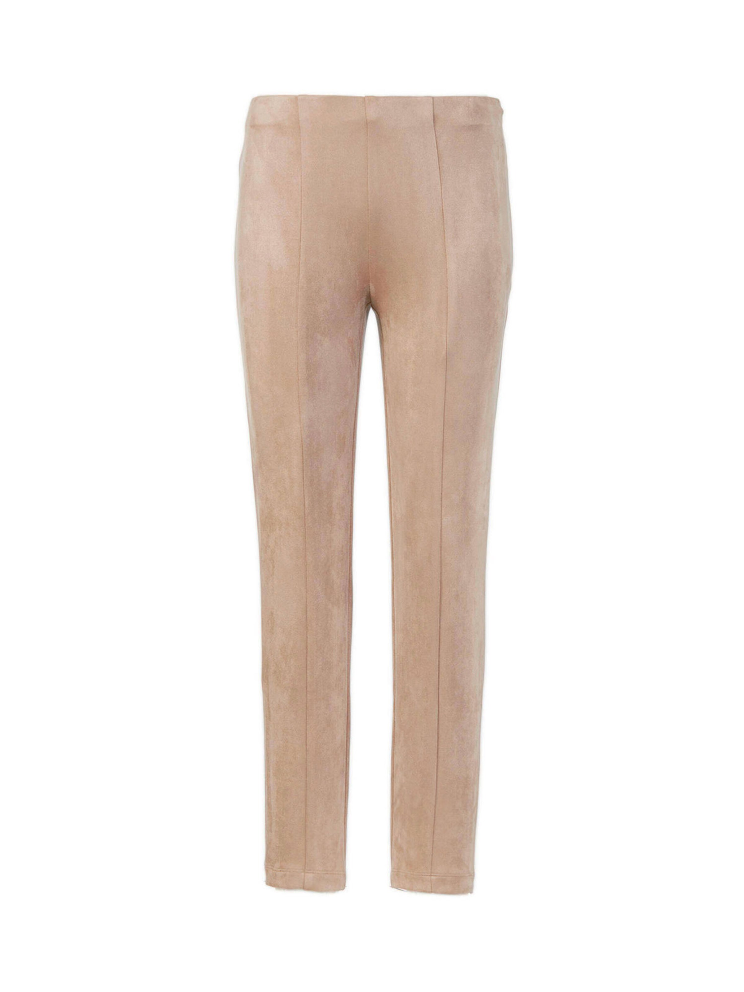 Coupe slim Pantalon à pince Goldner en beige : devant