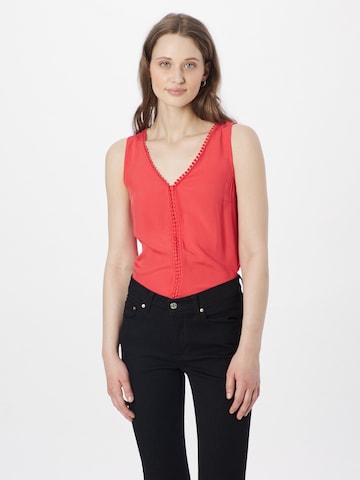 ZABAIONE Blouse 'Calla' in Red: front