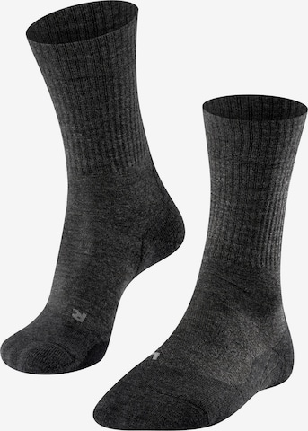 FALKE Sportsocken 'TK2 Explore Wool' in Schwarz: Vorderseite