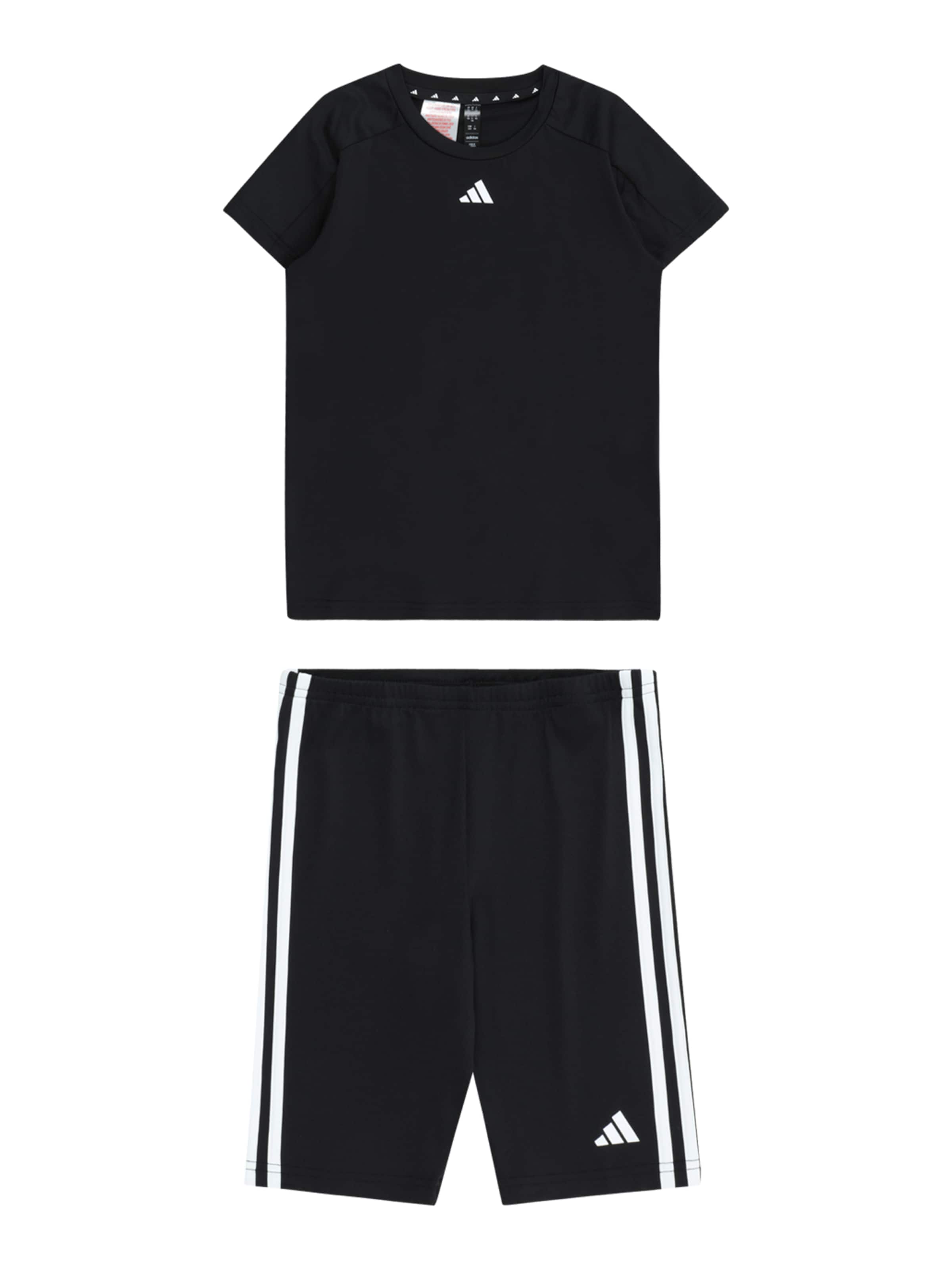 ADIDAS SPORTSWEAR Trainingsanzug 'Essentials 3S' in Schwarz: Vorderseite