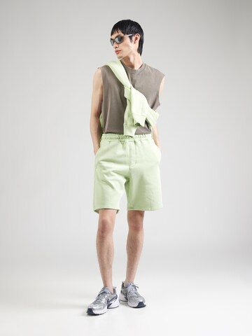 Loosefit Pantaloni di Pegador in verde