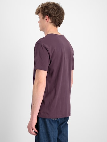 ALPHA INDUSTRIES Tričko – fialová