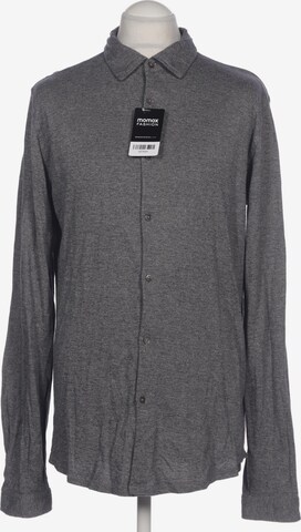 HempAge Button Up Shirt in XL in Grey: front