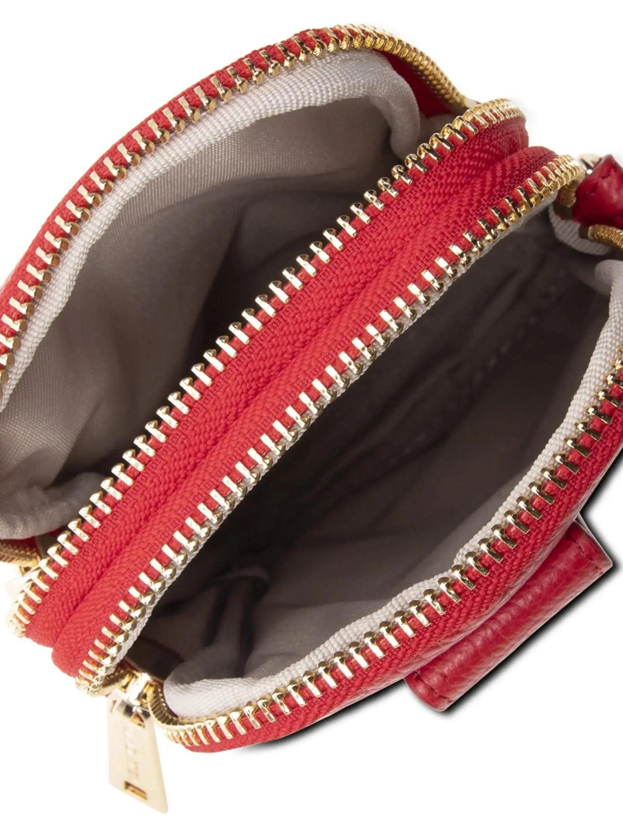 Sac à bandoulière 'Sacoche pour téléphone Lancaster Dune 129-28 Rouge' LANCASTER Paris en rouge