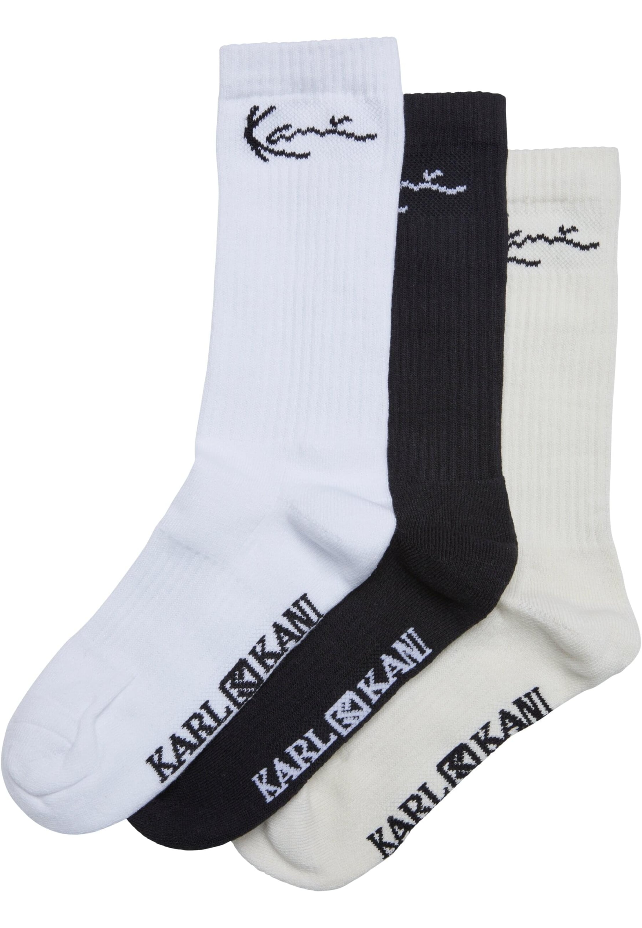 Karl Kani Socken in Beige: Vorderseite