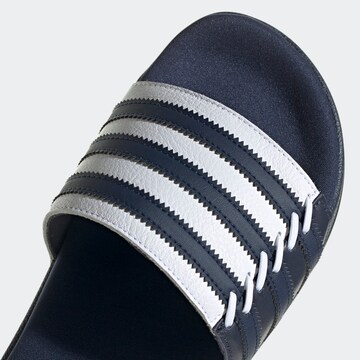 ADIDAS ORIGINALS Muiltjes 'Adilette' in Blauw