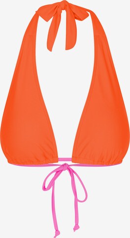 Moda Minx Triangel Bikinitop 'Sweet Like Candy Thick' in Oranje: voorkant