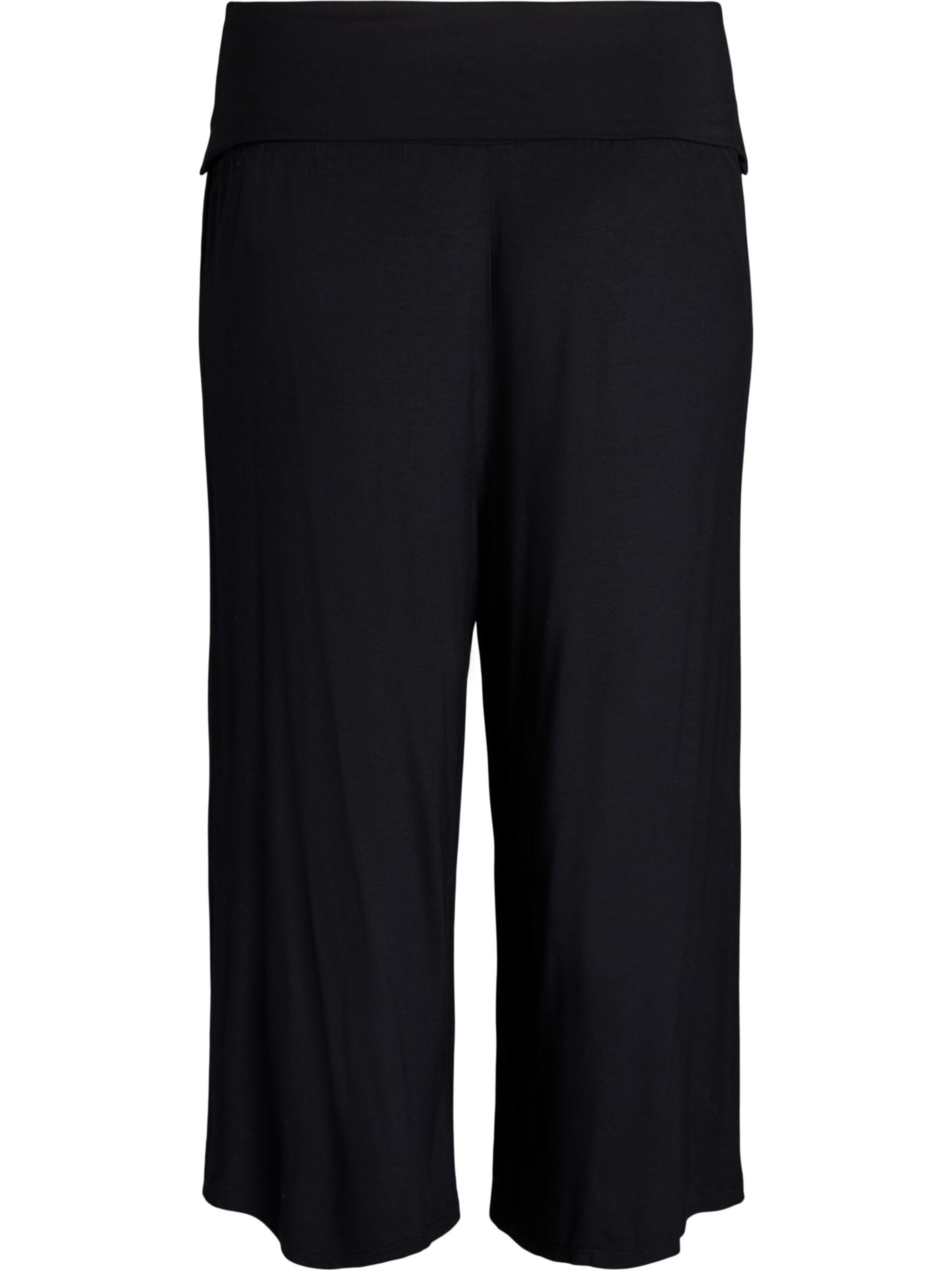 Zizzi Široký strih Nohavice 'Msirku' - Čierna