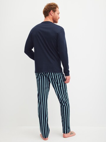 CALIDA Long Pajamas 'Relax Choice' in Blue