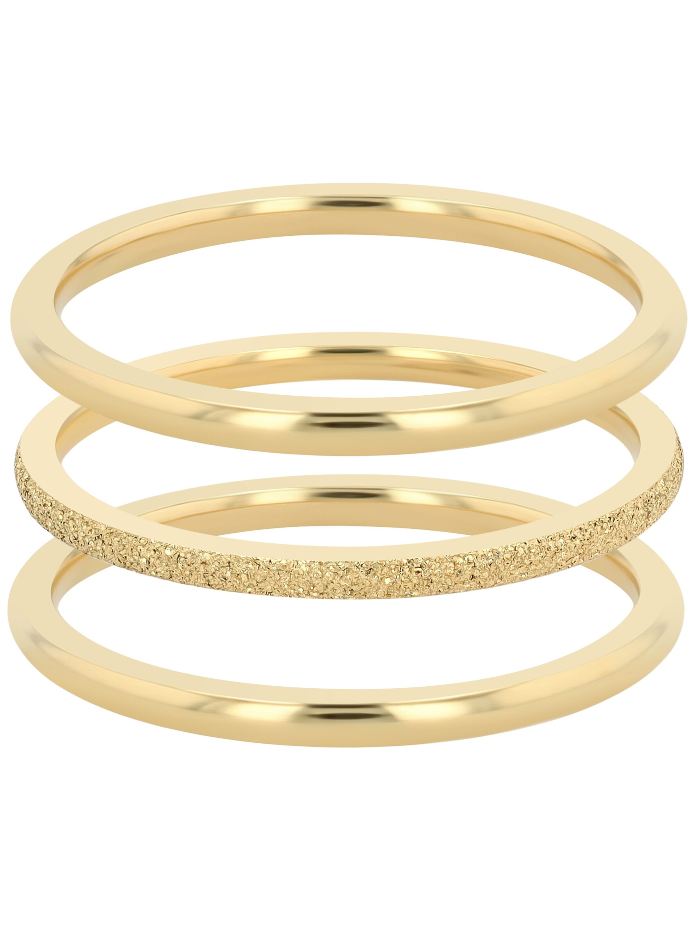 Akzent Ring 'Juliane, goldfarbig, langlebig' in Gold
