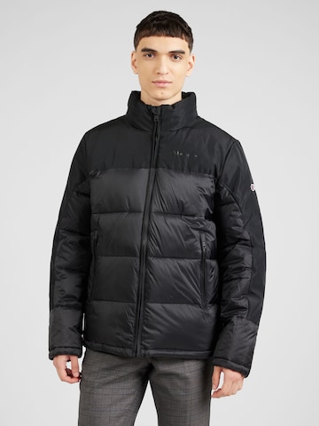 Champion Authentic Athletic Apparel Between-Season Jacket in Black: front