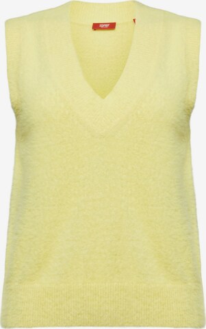 Pull-over ESPRIT en jaune : devant