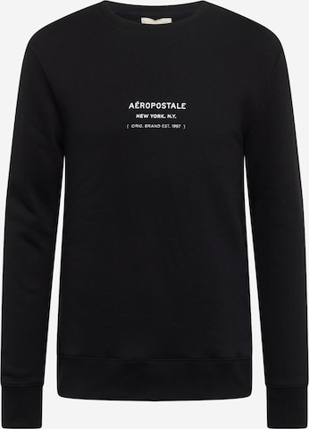 AÉROPOSTALE Sweatshirt in Schwarz: predná strana