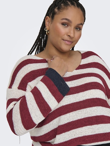 Pull-over ONLY Carmakoma en rouge