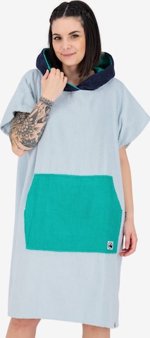 deproc Bademantel lang 'PARLEE BEACH' in Blau: Vorderseite