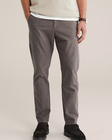 WE Fashion Slimfit Hose in Braun: Vorderseite