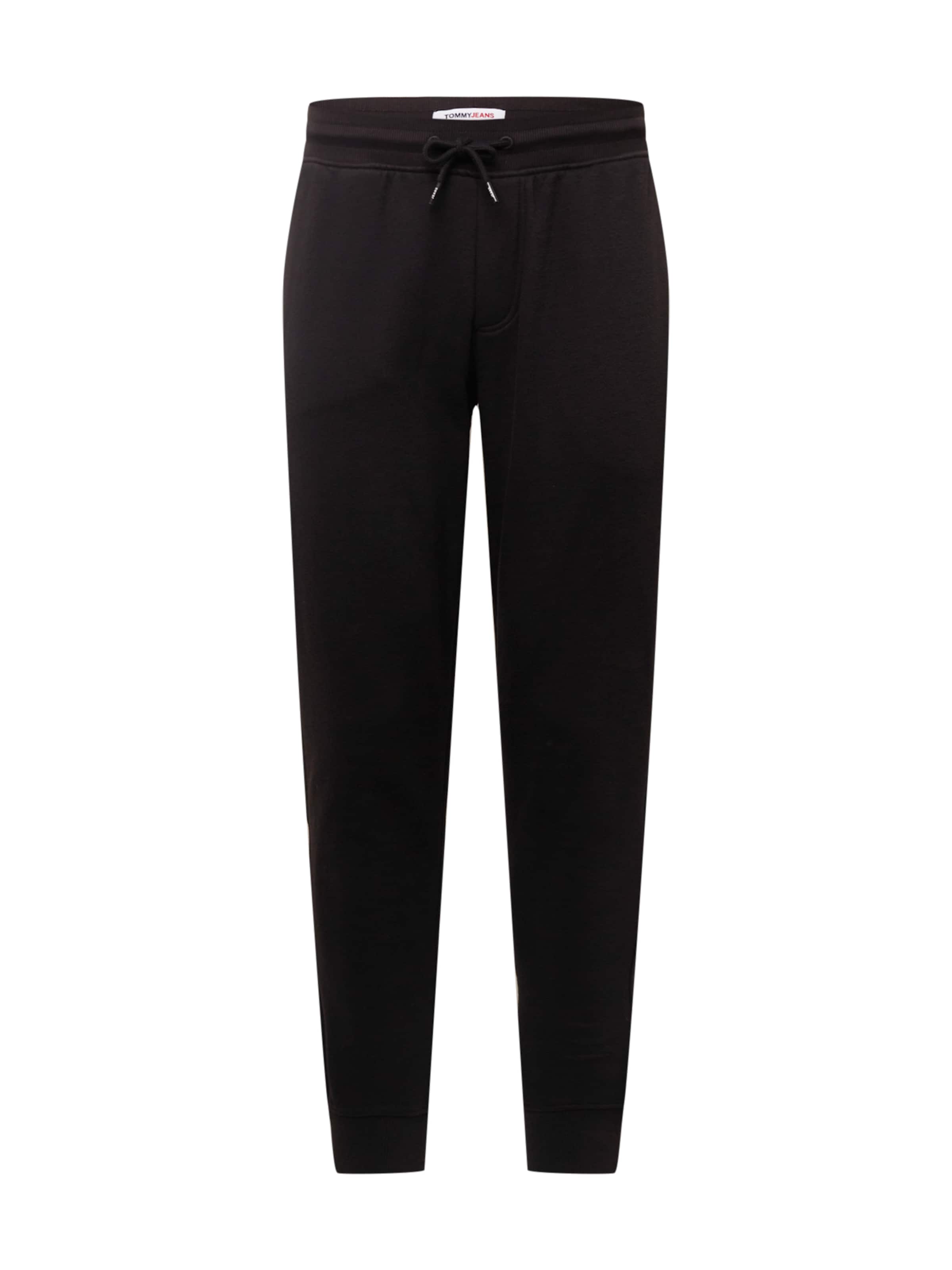 Tommy Jeans Tapered Hose in Schwarz: Vorderseite