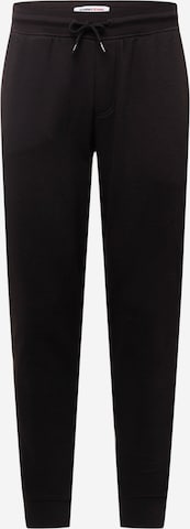 Tommy Jeans Tapered Trousers in Black: front