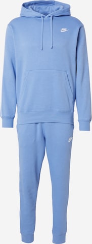 Nike Sportswear Strój do biegania w kolorze niebieski: przód