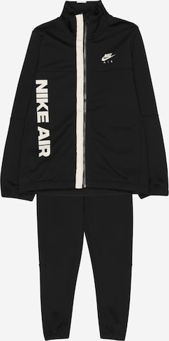 Nike Sportswear - Fato de jogging em preto: frente