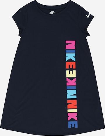 Nike Sportswear Jurk 'SNACK' in Blauw: voorkant