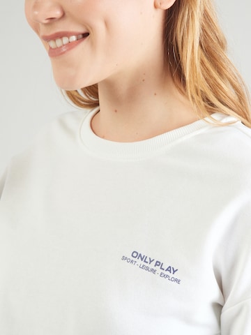 Sweat de sport 'ONPMAE' ONLY PLAY en blanc