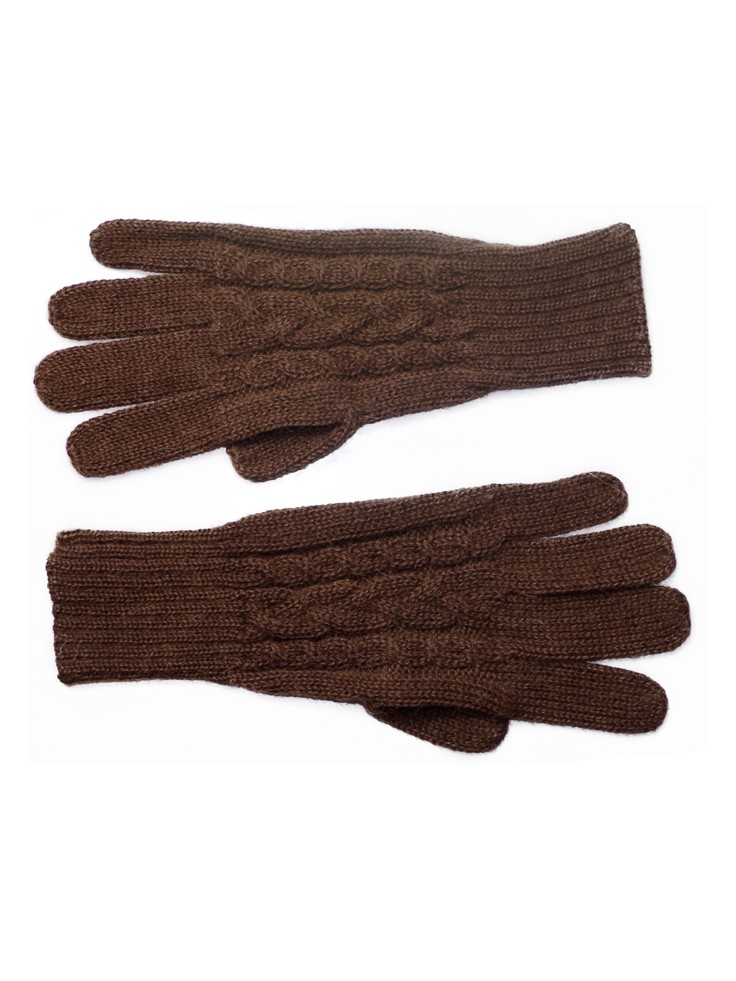 Posh Gear - Guantes con dedos 'Guantibrada' en marrón
