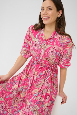 Robe-chemise 'Lora' Cream en rose