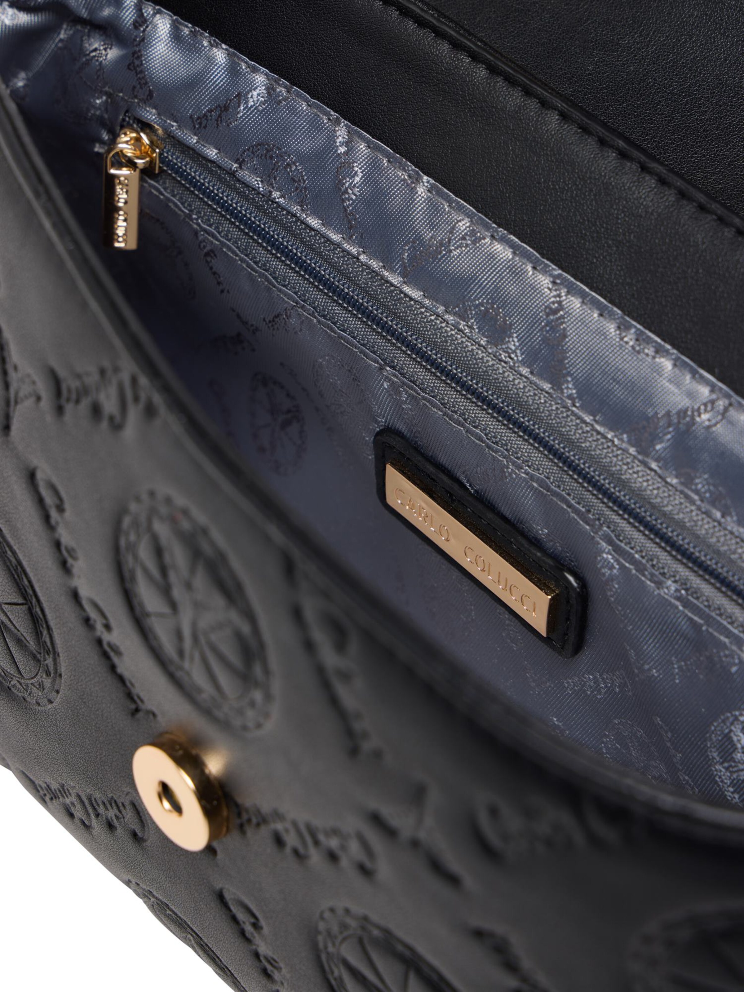 Carlo Colucci Schoudertas 'Enzi' in Zwart