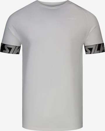 SikSilk Koszulka 'Tech' w kolorze biały: przód