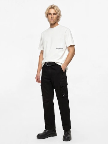 Regular Pantaloni cu buzunare de la KARL LAGERFELD JEANS pe negru