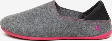 Gottstein Classic Flats 'Wool Slip-On' in Grey: front