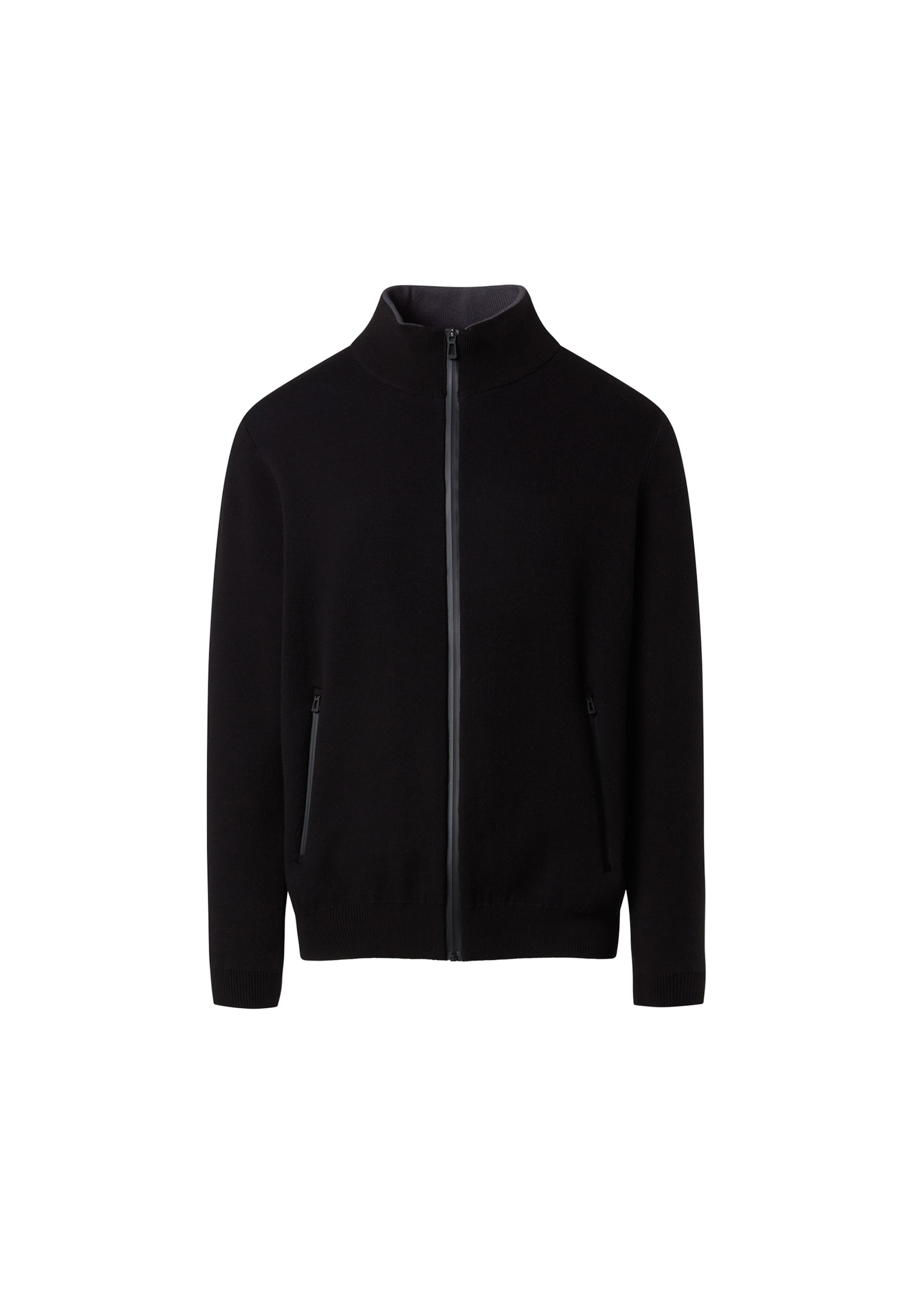North Sails Strickjacke in Schwarz: Vorderseite