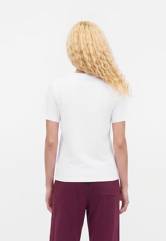 Calvin Klein Jeans Тениска 'CLASSIC' в бяло: отзад