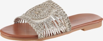 Aniston Pantolette in Gold: Vorderseite