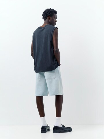 Pull&Bear Baggy Housut värissä sininen