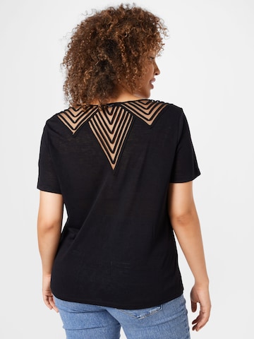 ABOUT YOU Curvy - Camiseta 'Thekla' en negro