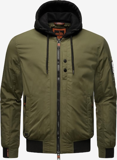 STONE HARBOUR Prehodna jakna 'Hoobo' | oliva barva, Prikaz izdelka