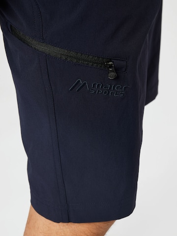 Maier Sports Regular Sporthose 'Nil' in Blau