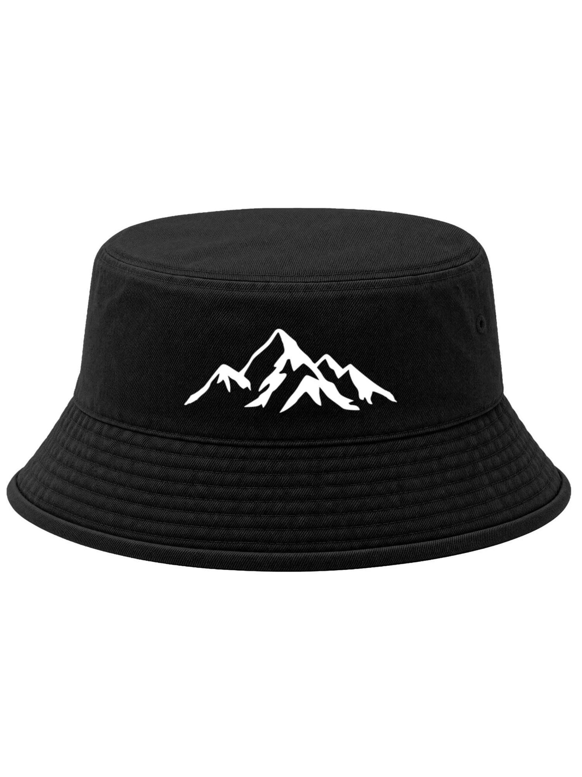 Neverless Hat 'Berg' in Black: front