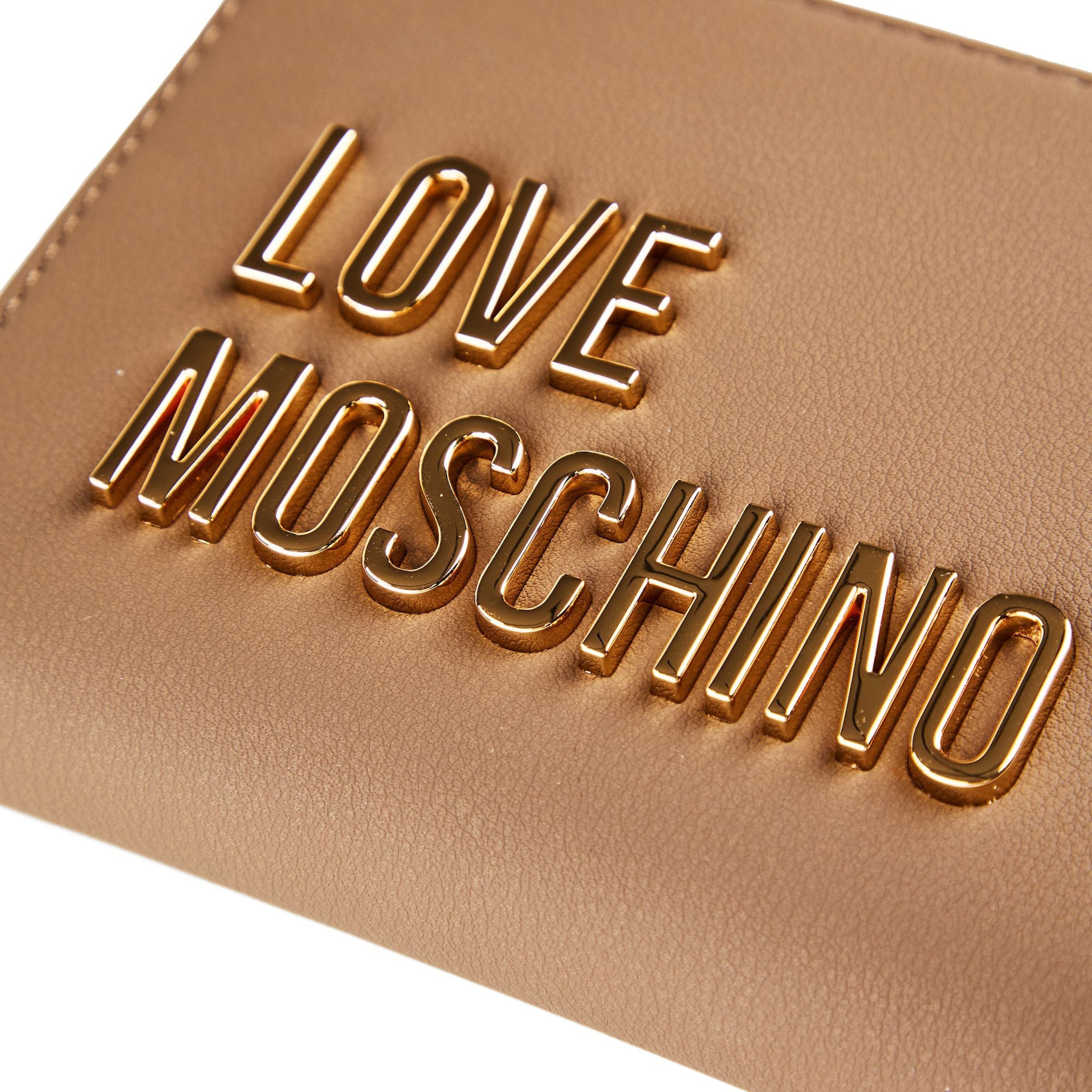 Porte-monnaies 'Bold Love' Love Moschino en marron