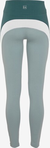 LASCANA ACTIVE - Skinny Calças de desporto em verde