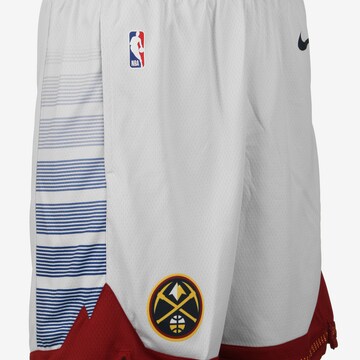 NIKE Loosefit Shorts 'NBA Denver Nuggets City Edition' in Weiß