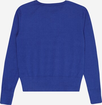 LMTD Trui 'NLFANE LS SHORT KNIT' in Blauw