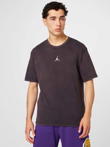 T-Shirt Jordan en noir : devant