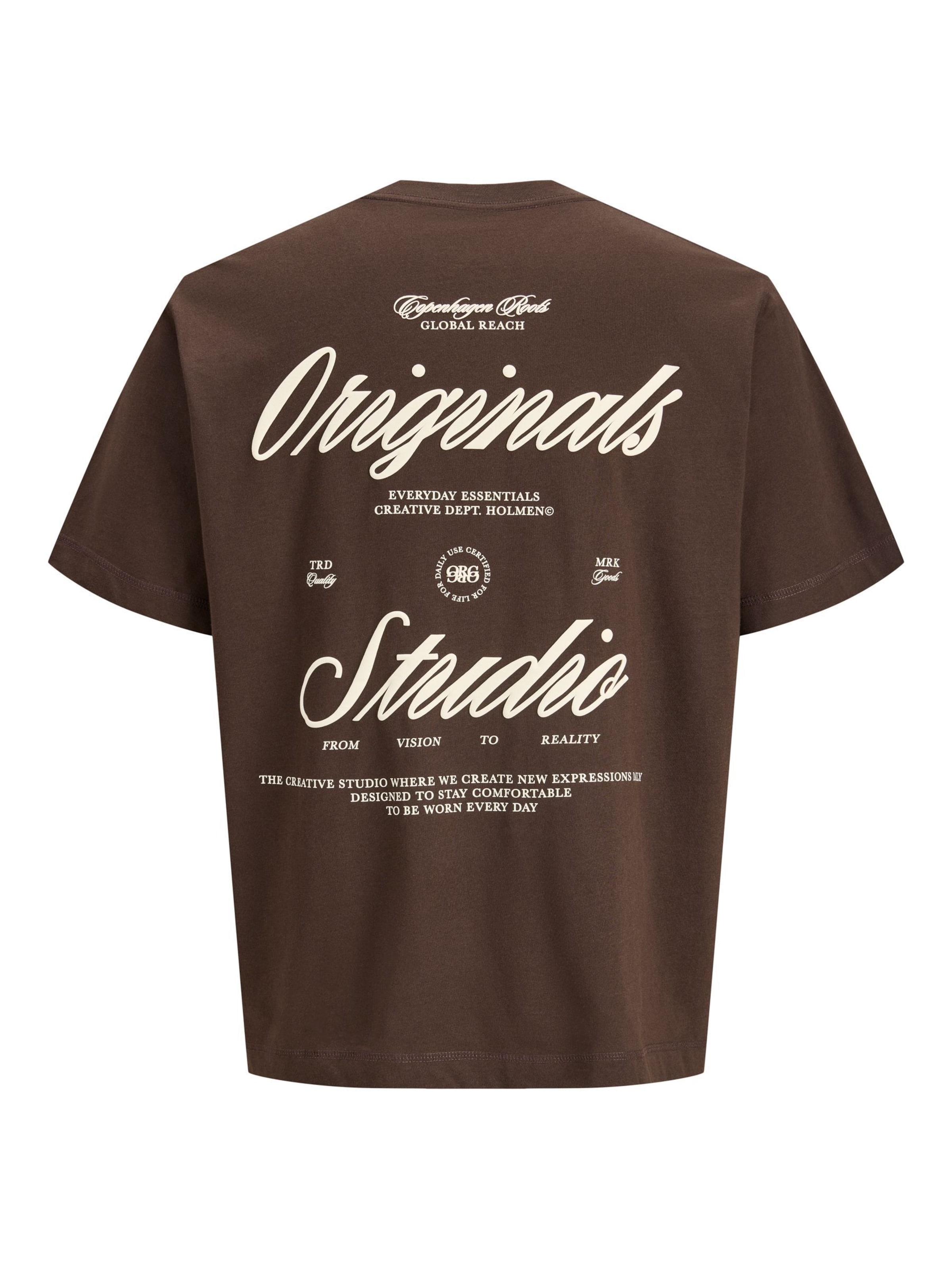 JACK & JONES Shirt in Brown