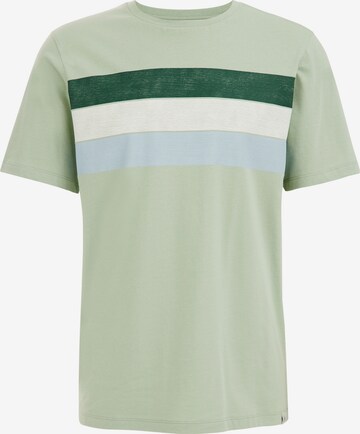 T-Shirt WE Fashion en vert : devant