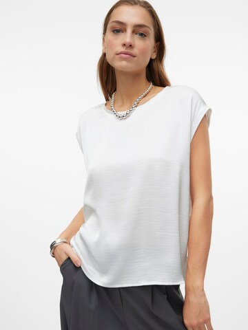 VERO MODA Bluse 'REBA' in Weiß