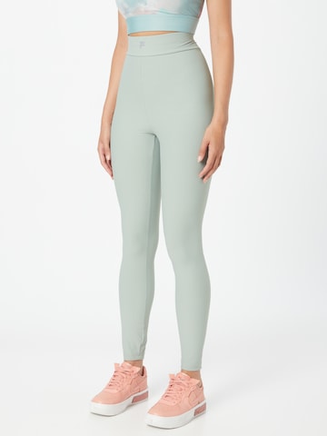 FILA Skinny Sportovní kalhoty 'CERVIA' – zelená: přední strana