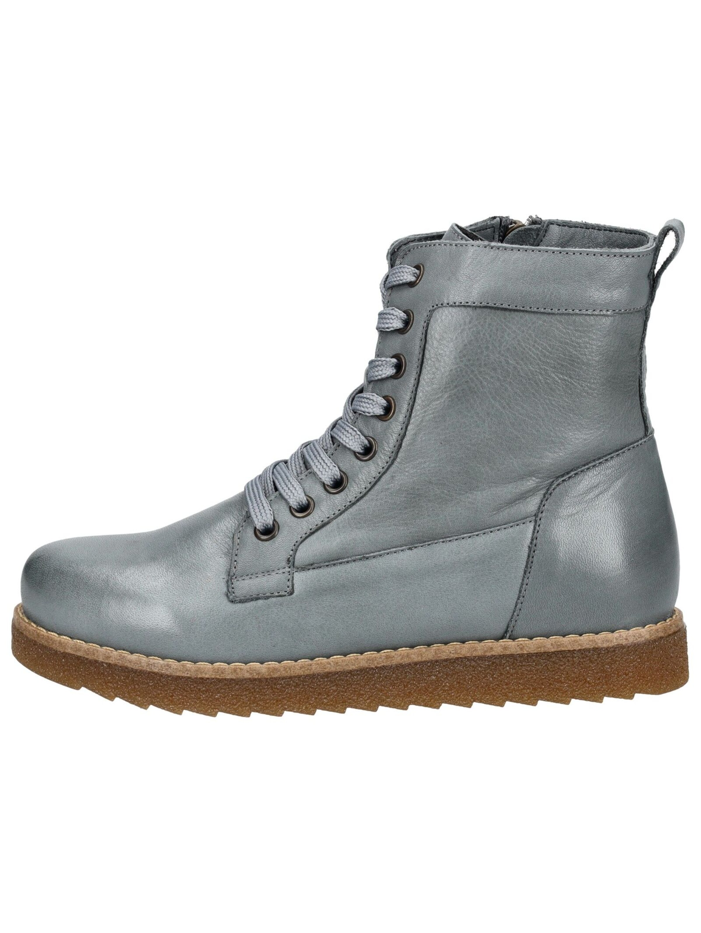 ANDREA CONTI Lace-Up Ankle Boots in Grey